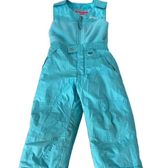 Weatherproof Toddler Girls Light Blue Ski Bib size 3T - Picture 1 of 5